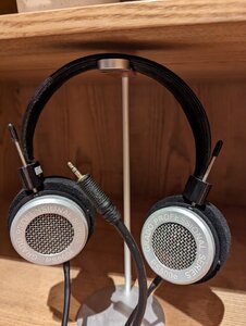 美品 国内正規品 GRADO PS500e 大型パッド付き 激安価額