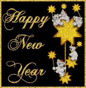 HappyNewYearTeddiesStarsGlitter.gif