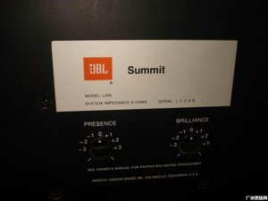 JBL L300 Summit_name tag.JPG